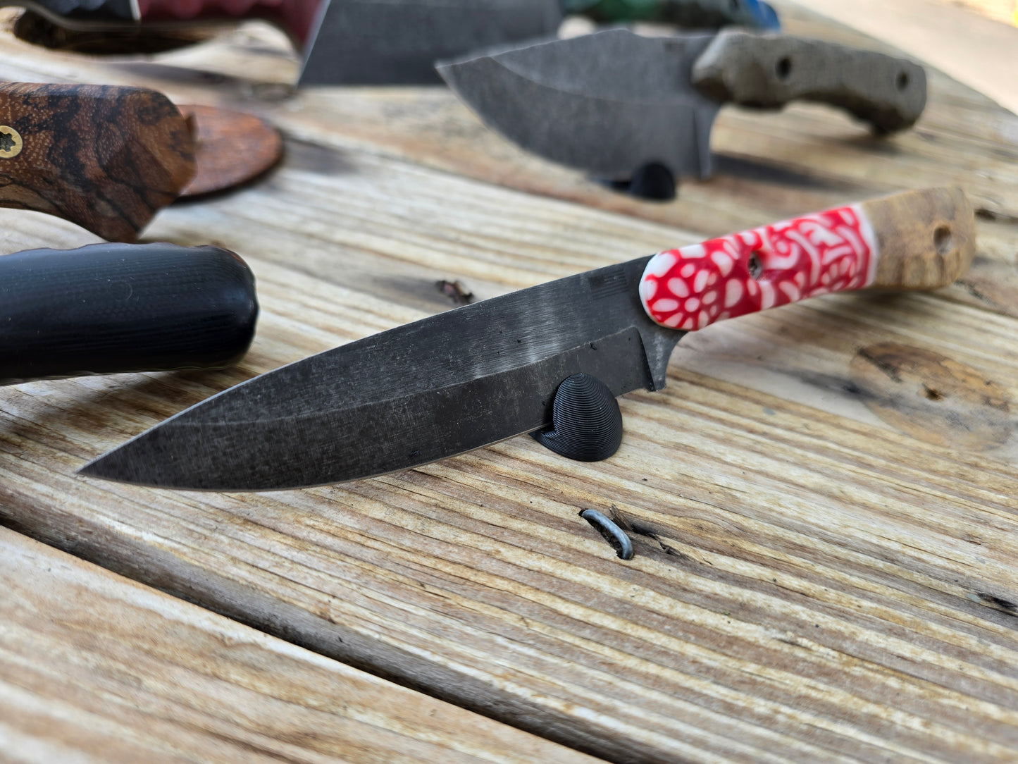 The Beetle Knife display