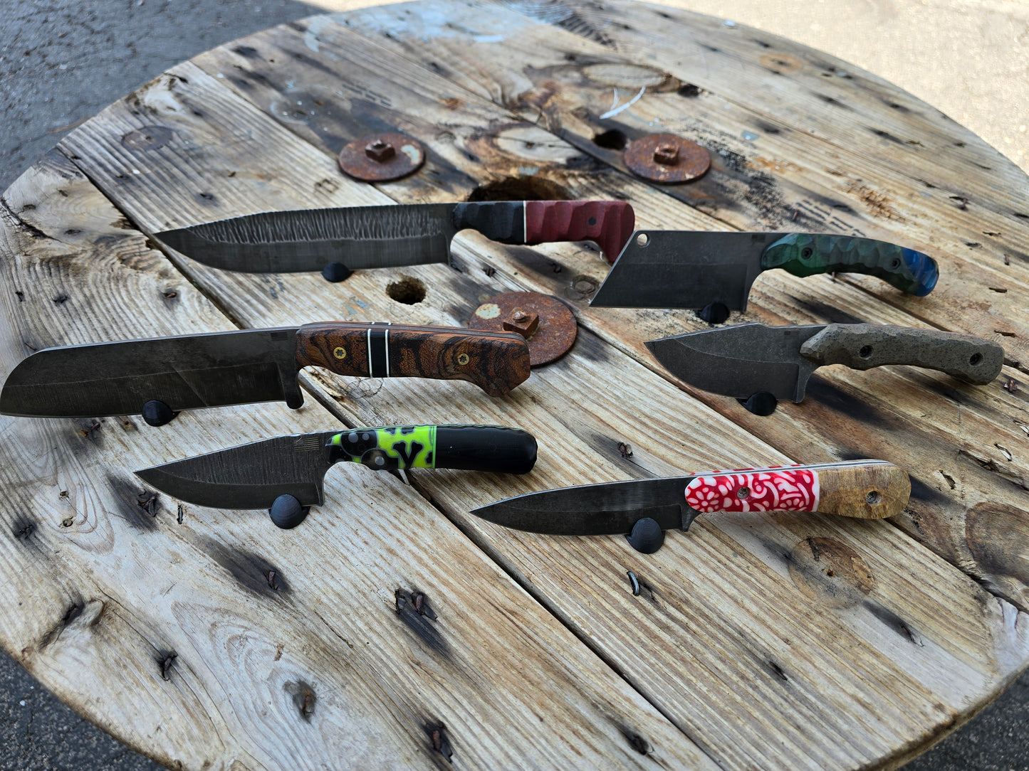 The Beetle Knife display